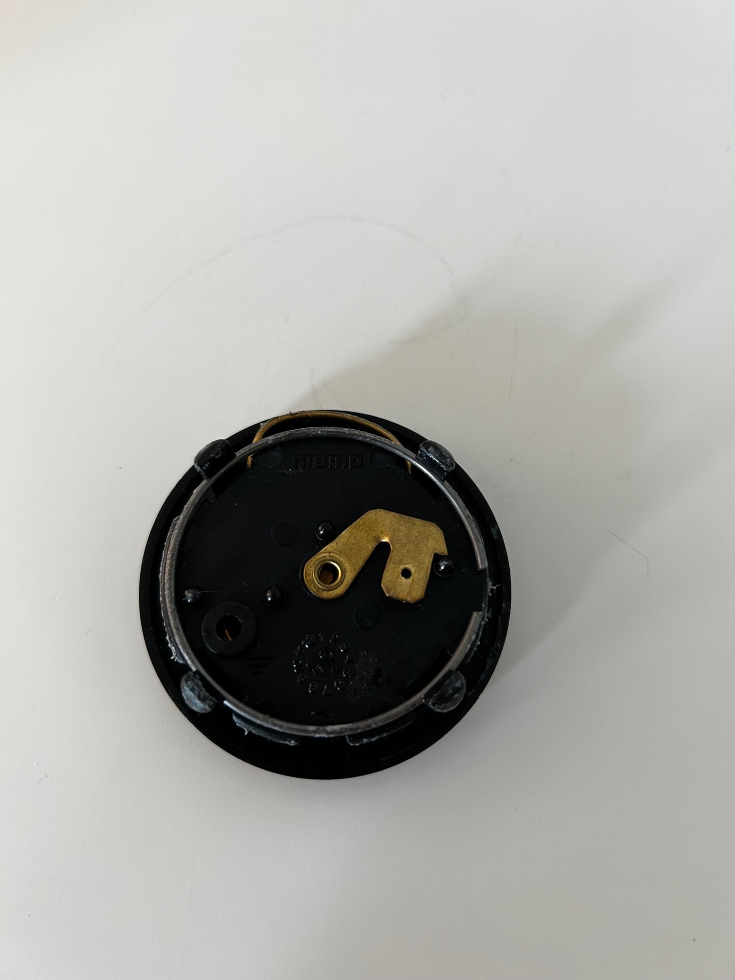 MOMO Horn Button Black/Silver
