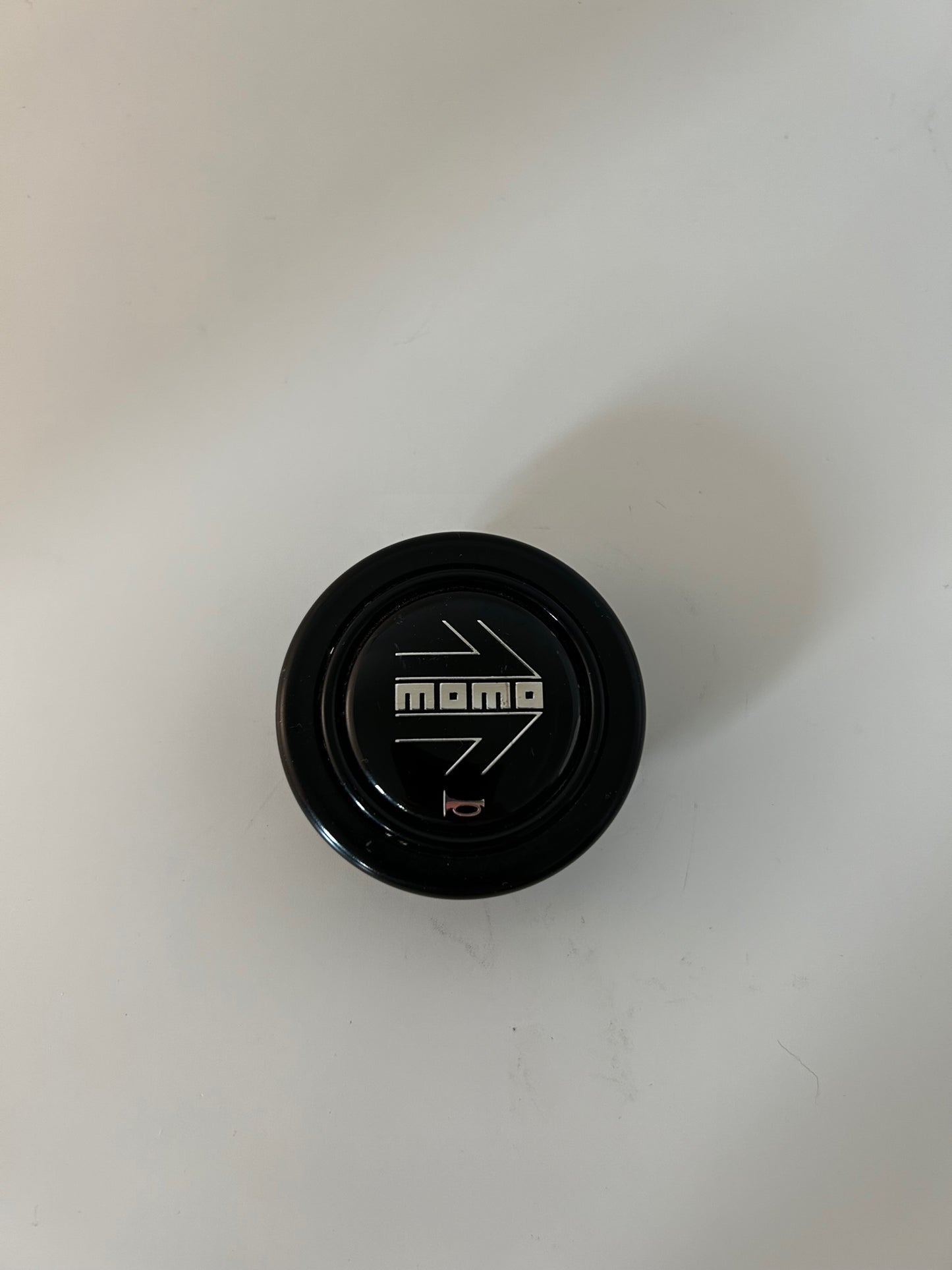 MOMO Horn Button Black/Silver